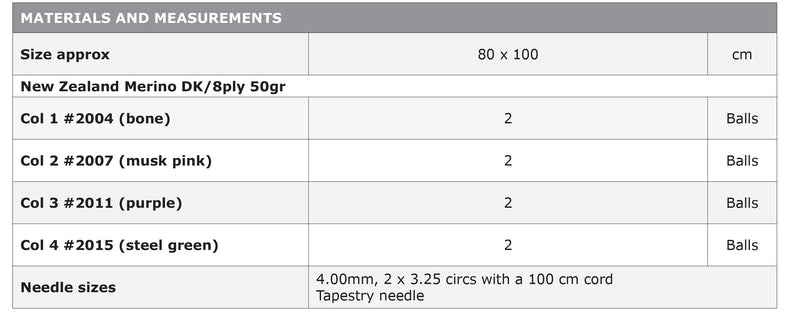 Knitting Pattern K3019 - Kids Blanket 8ply Yarn