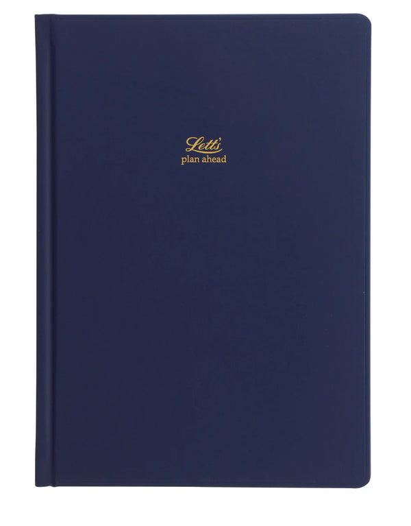 Letts 5 Year A5 Undated Icon Navy Blue Journal