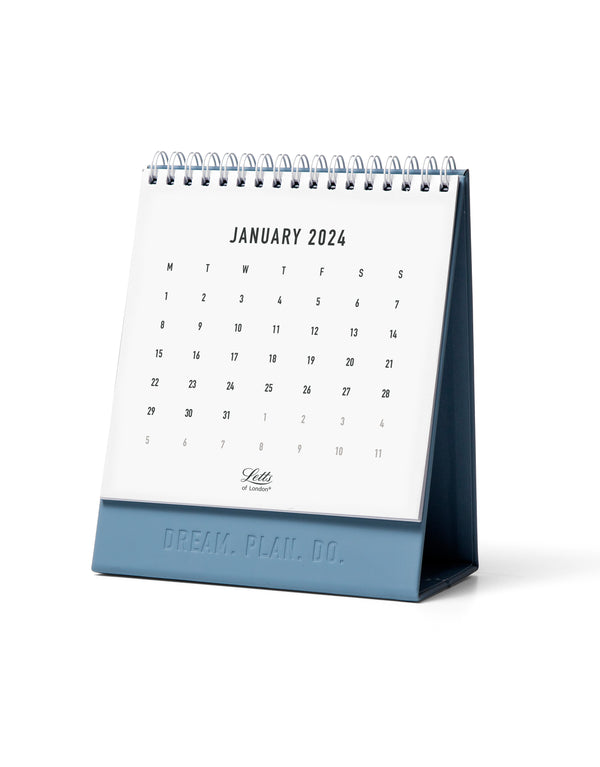 Letts of London Conscious Desk Calendar 150x180mm Ocean