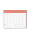 Letts Undated Weekly Planner 250x200mm Conscious#Colour_CLAY