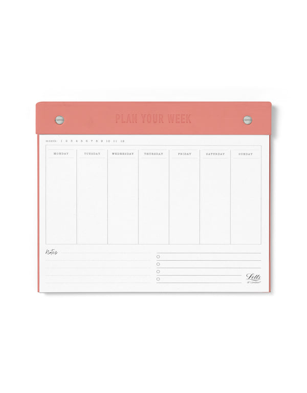 Letts Undated Weekly Planner 250x200mm Conscious#Colour_CLAY