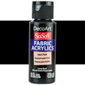 Decoart Sosoft Fabric Paints 59ml#Colour_LAMP BLACK