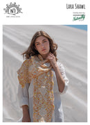 Lara Knitting Pattern - Womens Shawl OS 8ply Yarn