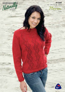 Naturally Pattern Leaflet Haven Womens/Sweater N1068