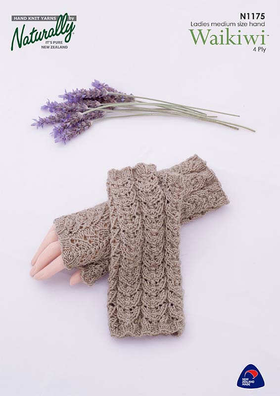 Naturally Pattern Leaflet Waikiwi Womens/Gloves N1175