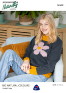 Naturally Pattern Big Natural Colour 14ply Pattern Womens/Sweater N1632