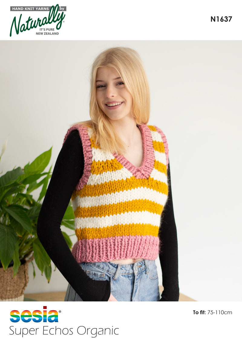 Naturally Pattern Sesia Super Echos Pattern Womens/Vest N1637
