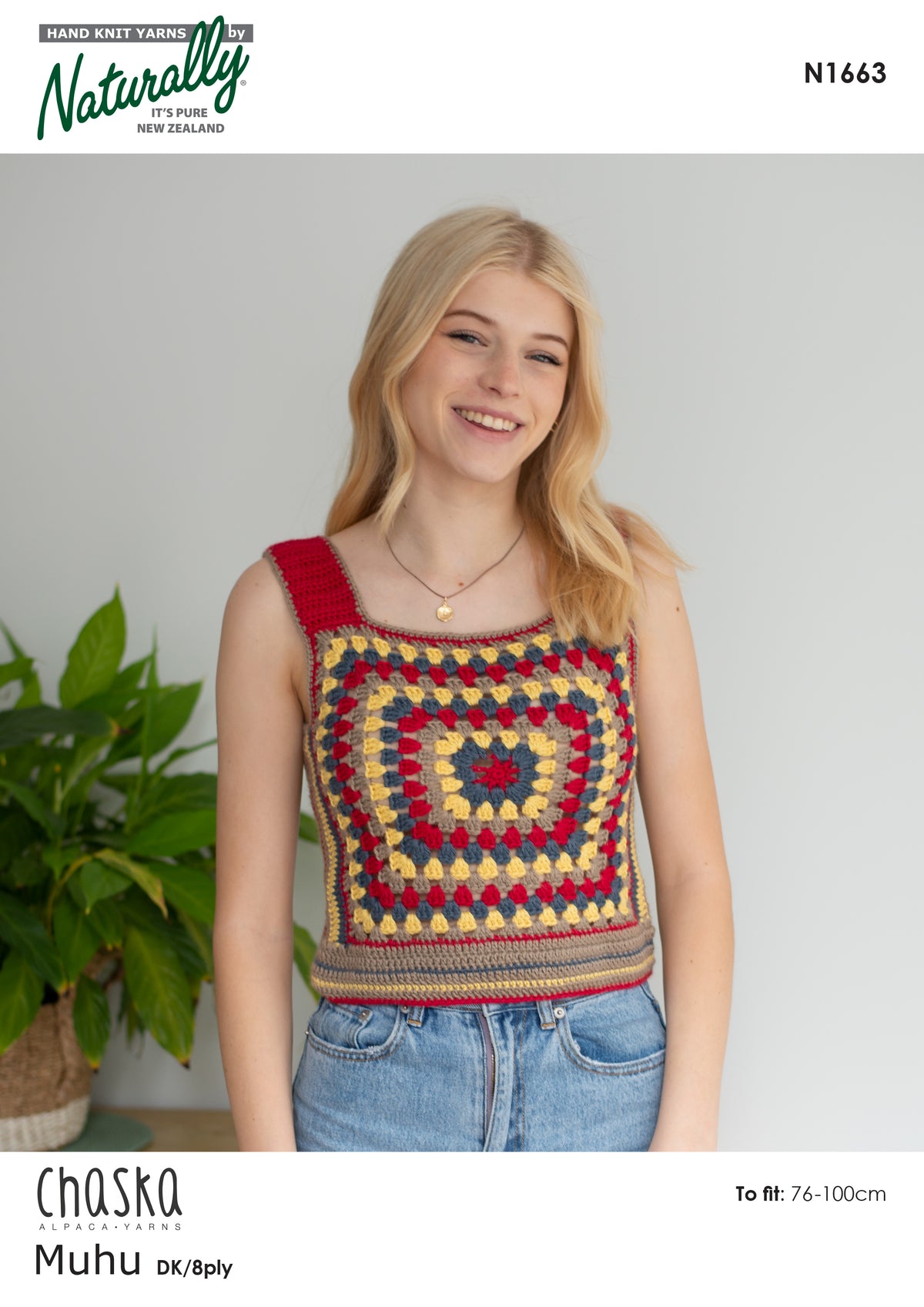 Chaska Patterns Naturally Pattern Chaska Muhu DK Pattern Womens/Vest N1663