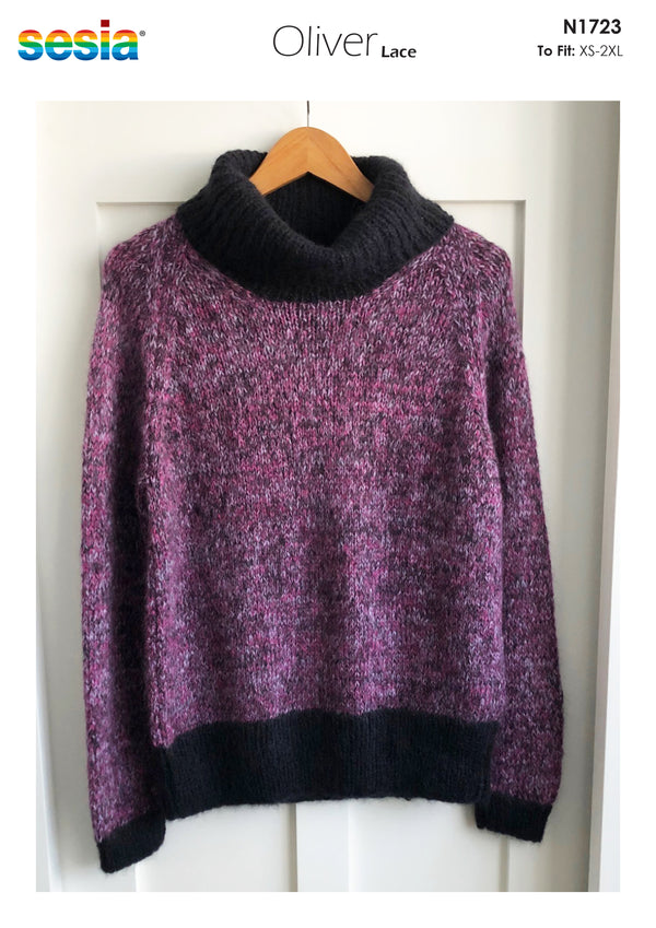 Naturally Pattern Sesia Oliver Lace 2ply Womens/Sweater N1723