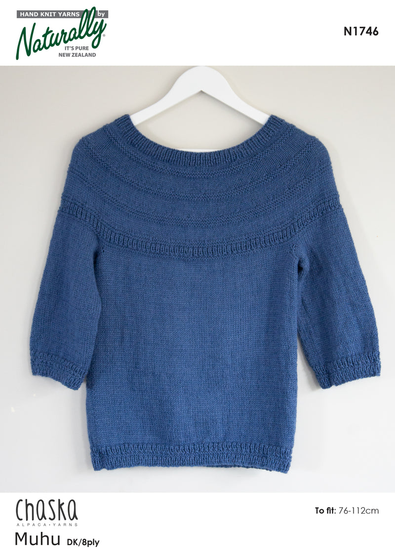 Naturally Pattern Leaflet Muhu Womens/Top N1746