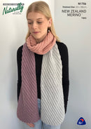 Naturally Pattern Leaflet New Zealand Merino 12ply Womens/Scarf N1756