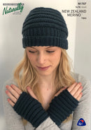 Naturally Pattern Leaflet New Zealand Merino 12ply Womens/Hat & Gloves N1757