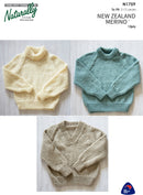 Naturally Pattern Leaflet New Zealand Merino 12ply Kids/Sweater N1759