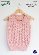 Naturally Pattern Leaflet New Zealand Merino DK/8ply Womens/Vest N1760