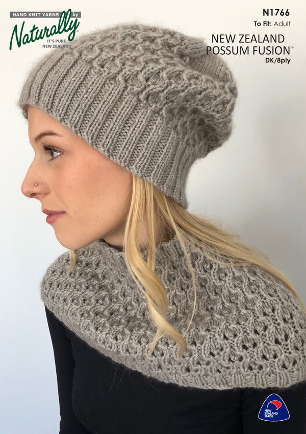 Naturally Pattern Leaflet Possum Fusion Womens/Cowl N1766