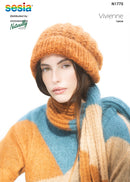 Naturally Pattern Leaflet Sesia Vivienne Womens/Hat & Scarf N1775