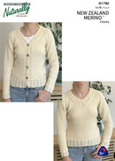 Knitting Pattern N1781 - Womens Sweater 32-44" Chunky Yarn
