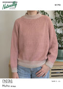 Knitting Pattern N1792 - Womens Sweater XS-6XL 8ply Yarn