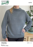 Knitting Pattern N1793 - Womens Sweater XS-6XL 8ply Yarn