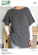 Knitting Pattern N1801 - Womens Pullover 12ply Yarn