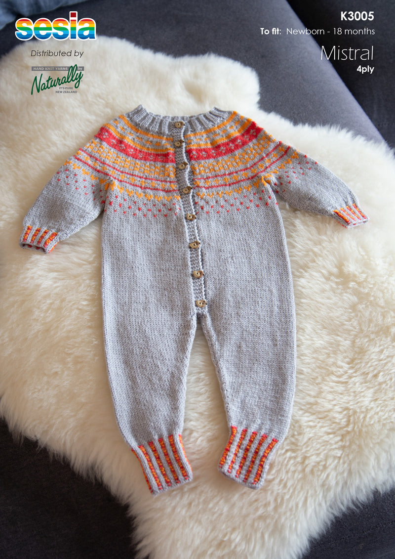 Naturally Pattern Leaflet Sesia Mistral 4ply Kids/Overalls K3005