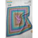 Crochet Pattern K3037 - Kids Blanket 4ply Yarn