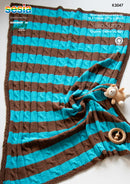Knitting Pattern K3047 - Kids Blanket 8ply Yarn