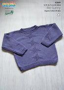 Knitting Pattern K3049 - Kids Sweater 22-28" 8ply Yarn