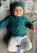 Knitting Pattern K3053 - Kids Jacket 0-18 Months 4ply Yarn