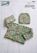 Knitting Pattern K3068 - Kids Jacket & Hat 0-3 Years 8ply Yarn