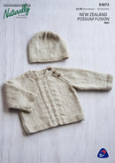 Knitting Pattern K3073 - Kids Sweater & Hat 0-18 Months 4ply Yarn