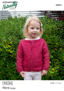 Knitting Pattern K3076 - Kids Cardigan 2-12 Years 8ply Yarn