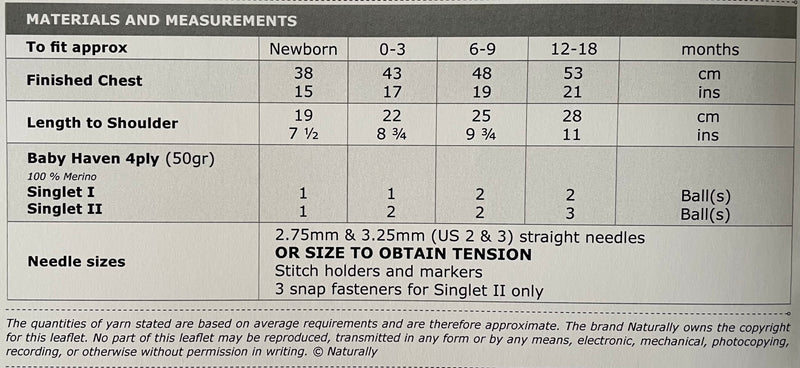Naturally Pattern Leaflet Baby Haven Kids/Sweater K642