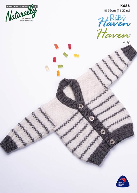 Naturally Pattern Leaflet Baby Haven Kids/Sweater K656