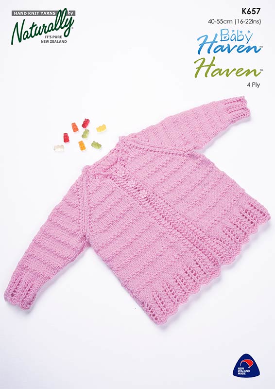 Naturally Pattern Leaflet Baby Haven Kids/Sweater K657