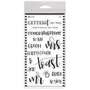 Ranger Letter It 4 INCH x 6 INCH Stamp Set Wedding
