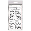 Ranger Letter It 4 INCH x 6 INCH Stamp Set Loves