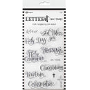 Ranger Letter It 4 INCH x 6 INCH Stamp Set Faith