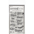 Ranger Letter It 4 INCH x 6 INCH Stamp Set Friendship