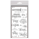 Ranger Letter It 4 INCH x 6 INCH Stamp Set Shower