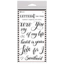 Ranger Letter It 4 INCH x 6 INCH Stamp Set Sweetheart