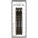 Ranger Letter It Black Fineliner Pens Set of 3