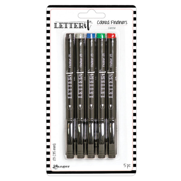 Ranger Letter It Classic Fineliner Pens Set of 5