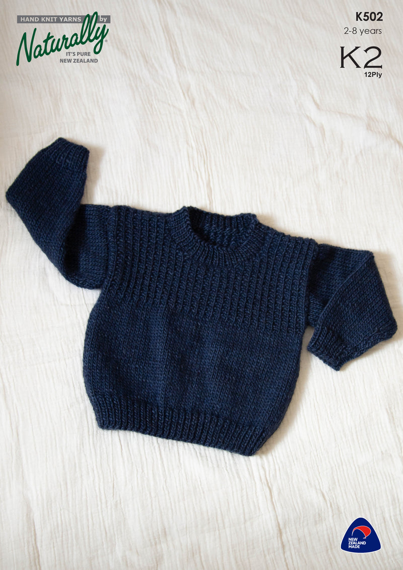 Naturally Pattern K2 12ply Pattern Kids/Sweater K502