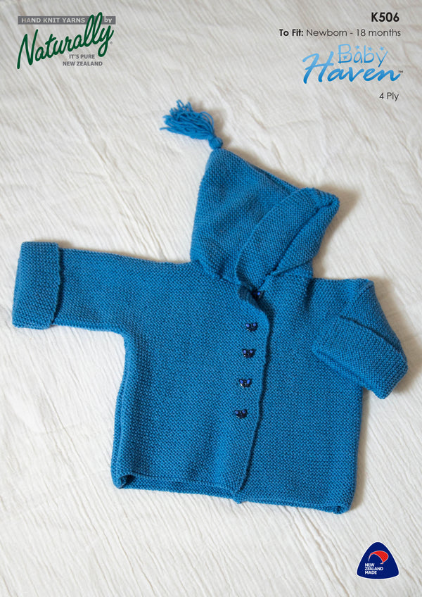 Naturally Pattern Baby Haven 4ply Pattern Kids/Jacket K506