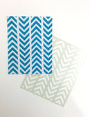Ranger Letter It Background Stencils 4.75” x 6” Alternating Chevrons