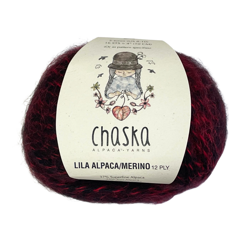 Inca Chaska Lila Alpaca/Merino Yarn 12ply