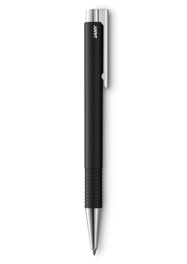 lamy logo ballpoint plastic with metal clip (204m+)#Colour_BLACK