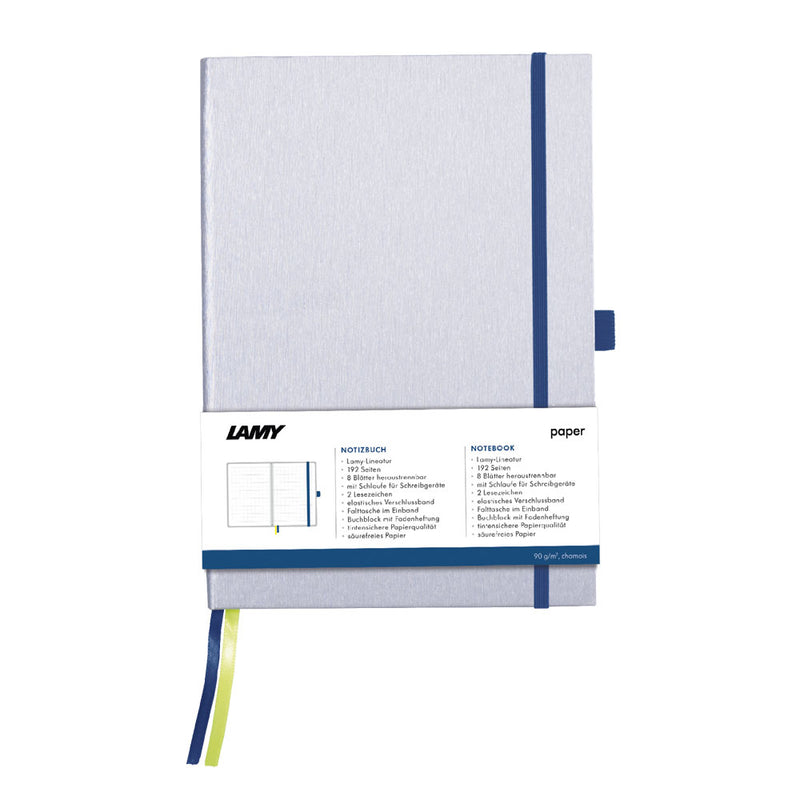 Lamy A5 Hard Cover Notebook + Fountain Pen Gift Set Ocean Blue