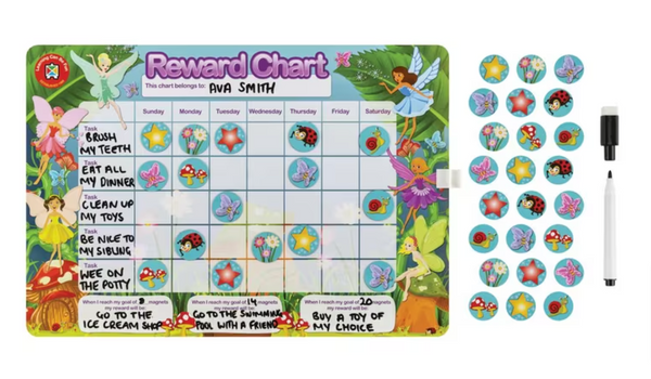 Learning Can Be Fun Reward Chart Magnetic Fairies